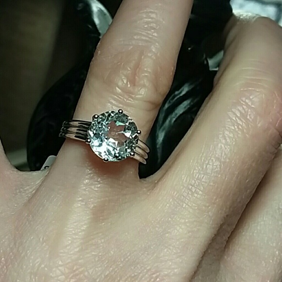 SOLD HERKIMER DIAMOND QUARTZ  RING - Picture 2 of 8